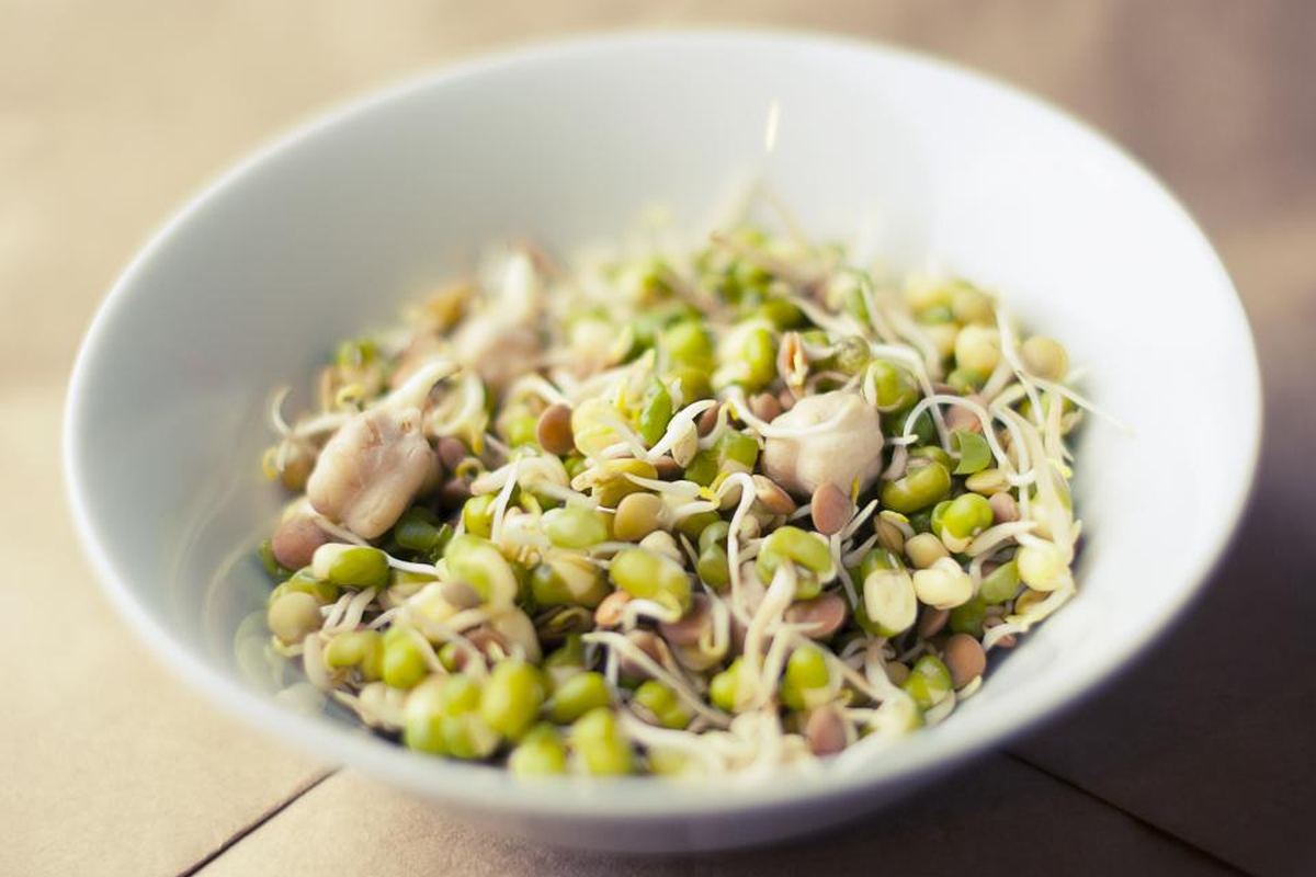 Fermented soybeans are the source of the enzyme.
